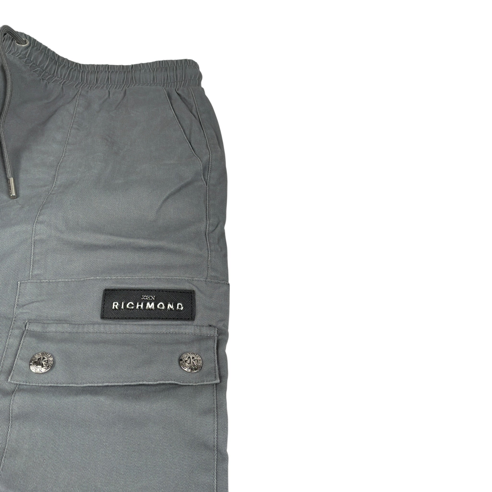 John Richmond Pantalone tinta unita con Elastico In Vita Grigio per Bambino RBA25148PA GRIGIO JOHN RICHMOND 