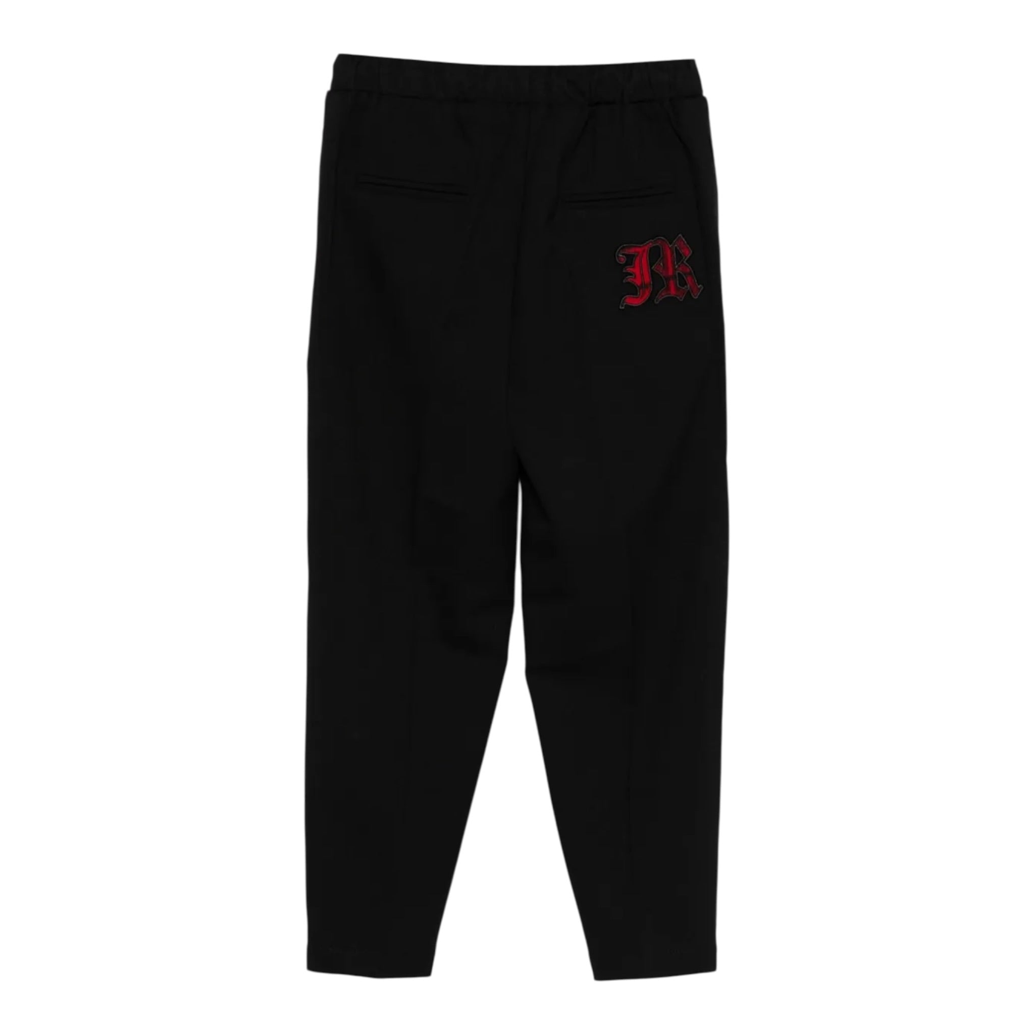 John Richmond Pantalone tinta unita con Logo Nero per Bambino RBA25162PA NERO JOHN RICHMOND 