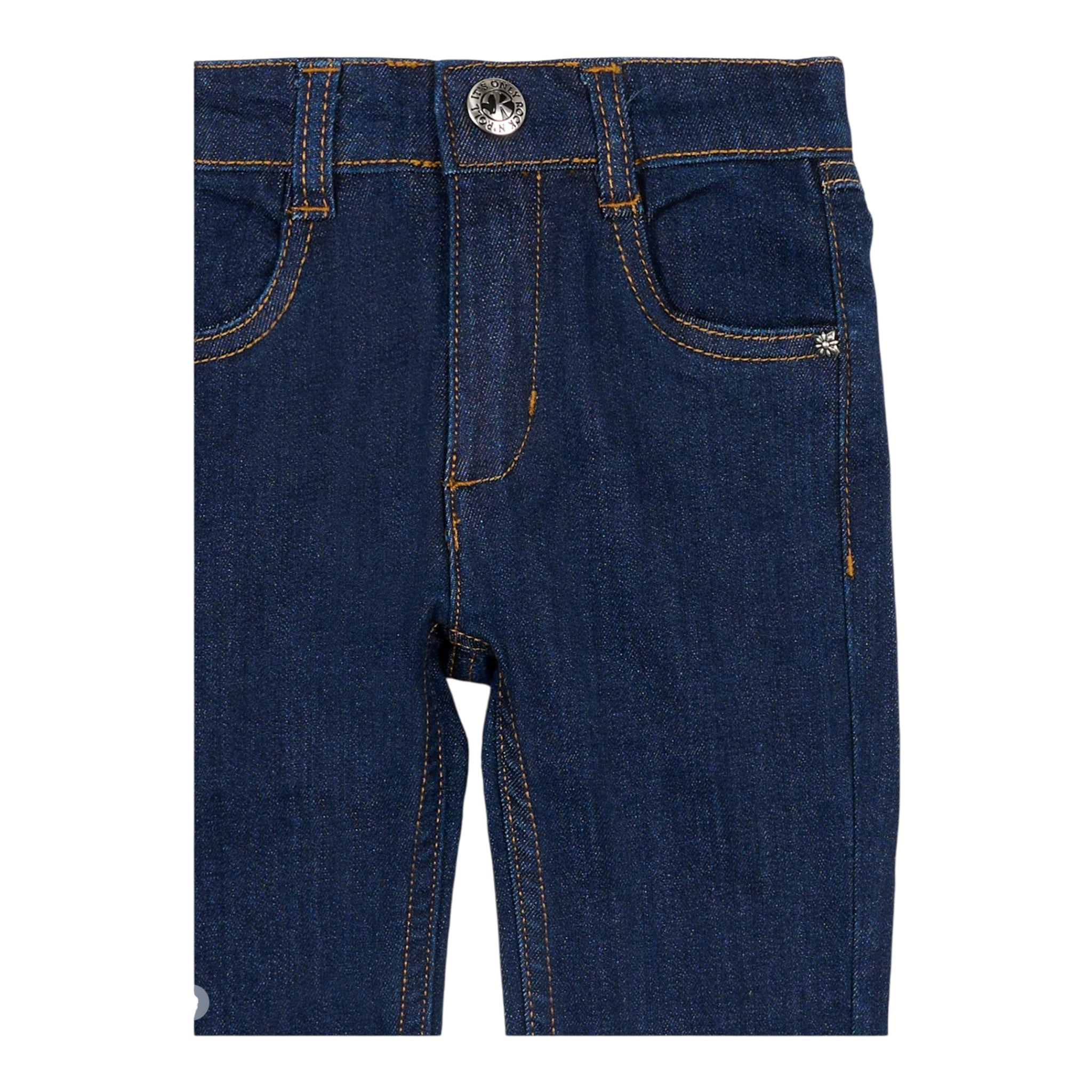 John Richmond Jeans tinta unita con Logo Blu per Neonato RBA25226JEN BLU JOHN RICHMOND 