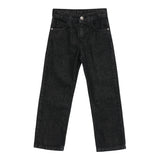 John Richmond Jeans tinta unita con Logo Nero per Bambino RBA25226JEXX NERO JOHN RICHMOND 