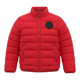 John Richmond Giubbino tinta unita con Zip E Logo Rosso per Bambino RBA26014PI ROSSO JOHN RICHMOND 