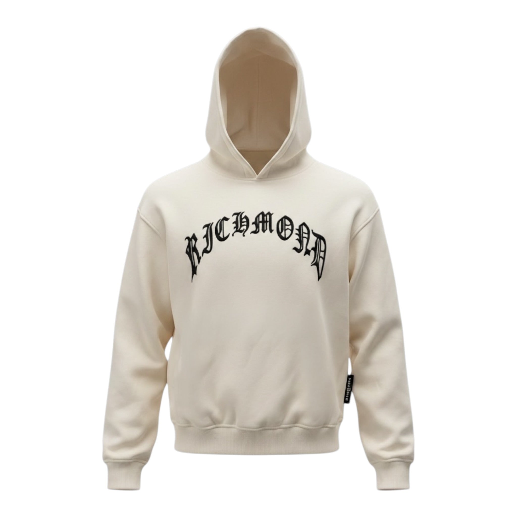 John Richmond Felpa tinta unita con Cappuccio E Stampa Beige per Bambino RBA26041FE BEIGE JOHN RICHMOND 
