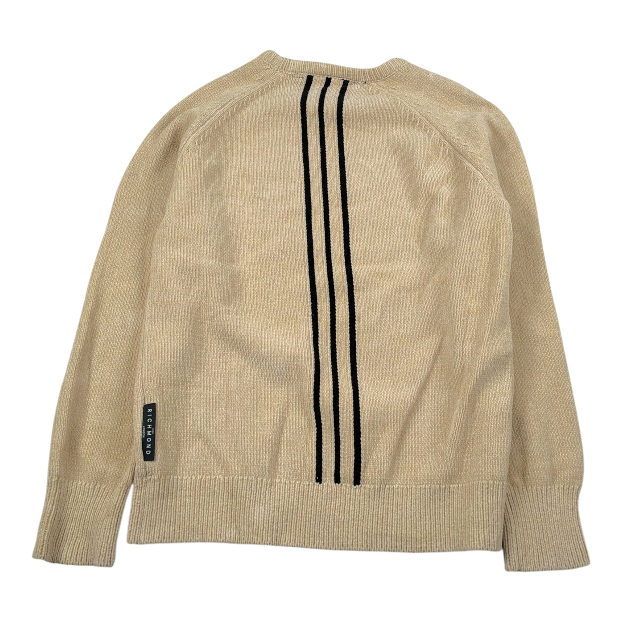 John Richmond Maglia tinta unita con Stampa Beige per Bambino RBA26046MA BEIGE JOHN RICHMOND 