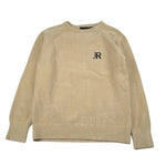 John Richmond Maglia tinta unita con Stampa Beige per Bambino RBA26046MA BEIGE JOHN RICHMOND 
