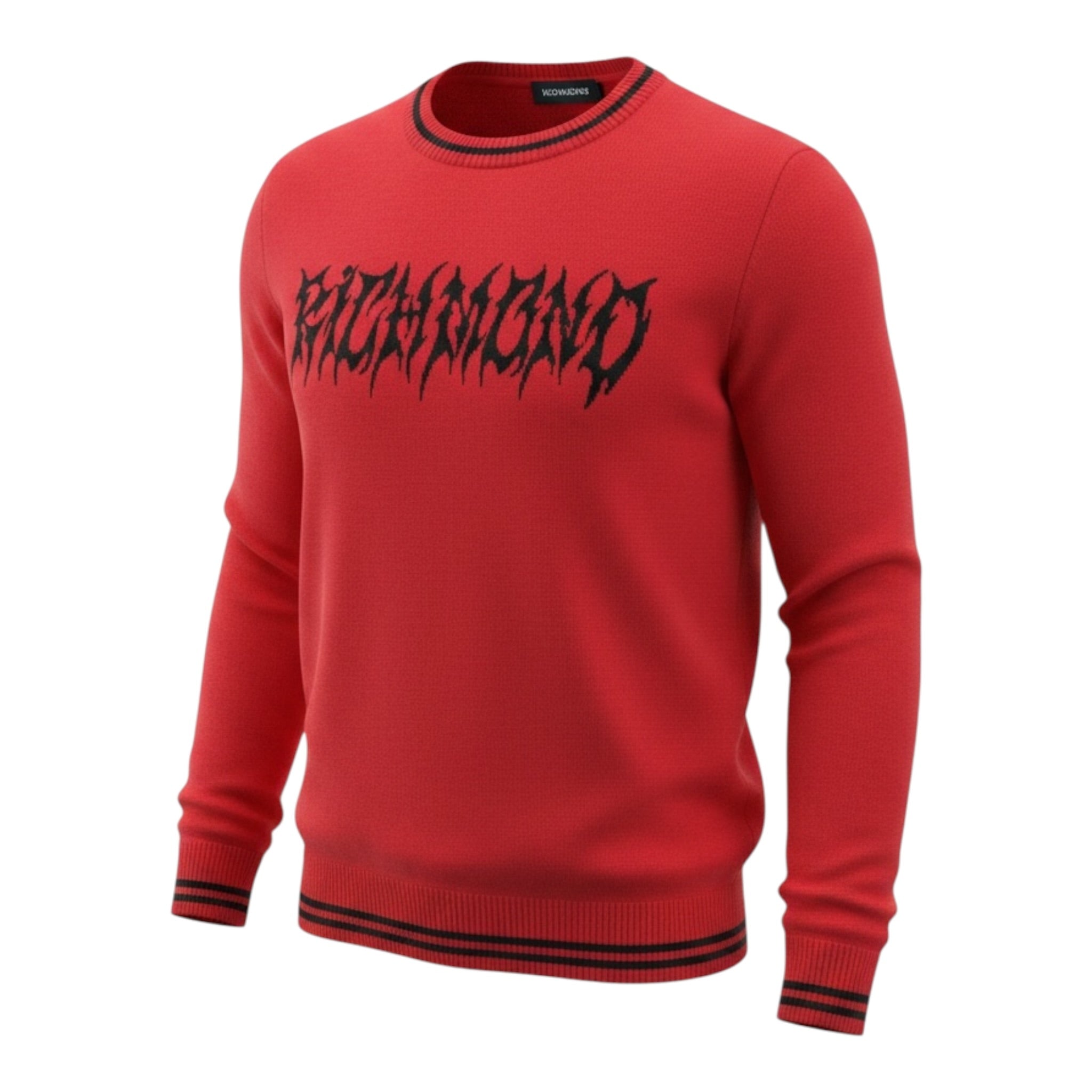 John Richmond Maglia tinta unita con Stampa Rosso per Bambino RBA26048MA ROSSO JOHN RICHMOND 
