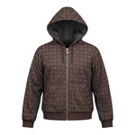 John Richmond Felpa tinta unita Logata con Zip E Cappuccio Marrone per Bambino RBA26051FE MARRONE JOHN RICHMOND 