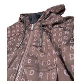 John Richmond Felpa tinta unita Logata con Zip E Cappuccio Marrone per Bambino RBA26051FE MARRONE JOHN RICHMOND 