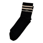 John Richmond Calzini tinta unita con Logo Nero per Bambino RBA26072CZ NERO JOHN RICHMOND 