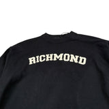 John Richmond Maglia tinta unita Girocollo con Stampa Nero per Bambino RBA26074MA NERO JOHN RICHMOND 
