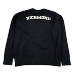 John Richmond Cardigan tinta unita con Stampa Nero per Bambino RBA26075CD NERO JOHN RICHMOND 