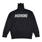 John Richmond Maglia tinta unita Collo Alto con Stampa Nero per Bambino RBA26076LU NERO JOHN RICHMOND 
