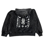 John Richmond Felpa tinta unita con Zip E Cappuccio Nero per Bambino RBA26077FE NERO JOHN RICHMOND 