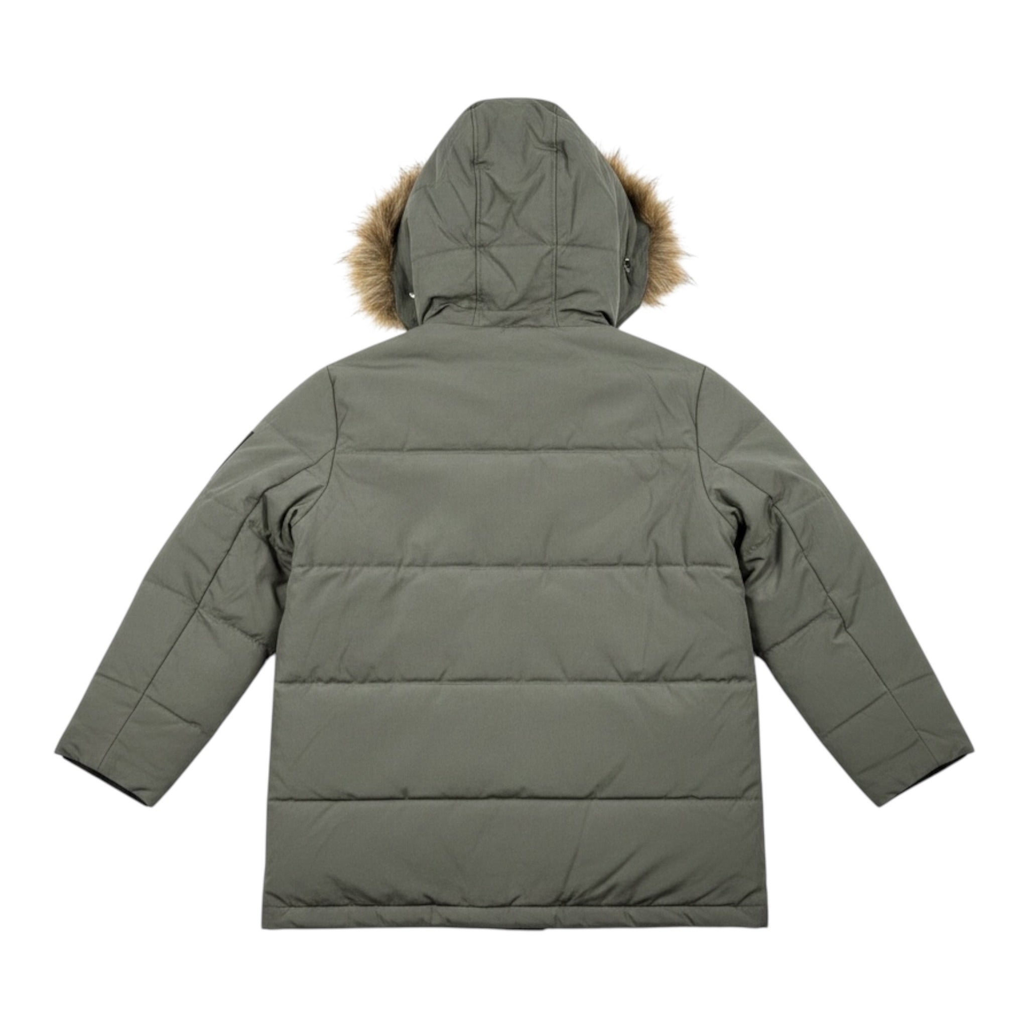 John Richmond Giubbino tinta unita con Zip E Cappuccio Verde per Bambino RBA26088PK VERDE JOHN RICHMOND 