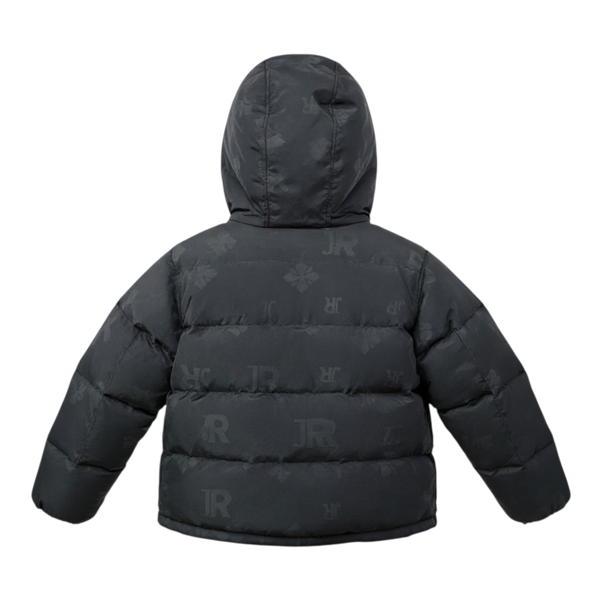 John Richmond Giubbino tinta unita con Zip E Cappuccio Nero per Bambino RBA26098PI NERO JOHN RICHMOND 