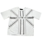 John Richmond T-Shirt tinta unita con Borchie Bianco per Bambino RBA26112TS BIANCO JOHN RICHMOND 