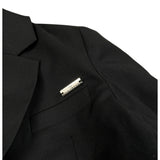 John Richmond Giacca tinta unita con Bottoni Nero per Bambina RBA26124GC NERO JOHN RICHMOND 