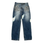 John Richmond Jeans tinta unita con Applicazioni Blu per Bambino RBA26145JE BLU JOHN RICHMOND 