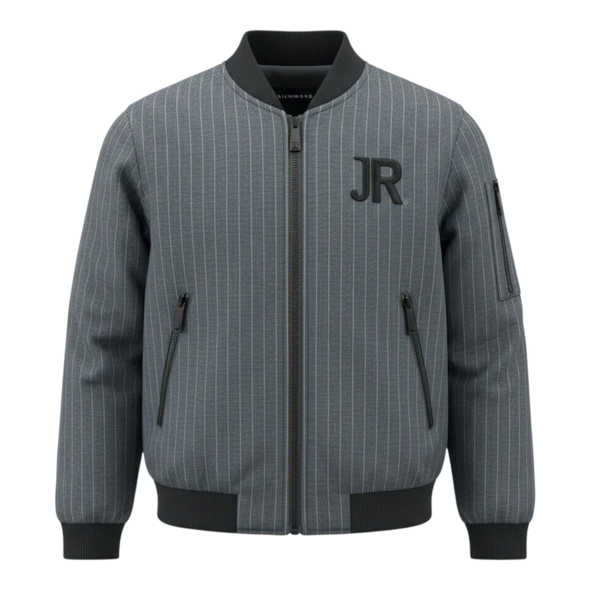 John Richmond Giubbino tinta unita con Zip Grigio per Bambino RBA26154GB GRIGIO JOHN RICHMOND 