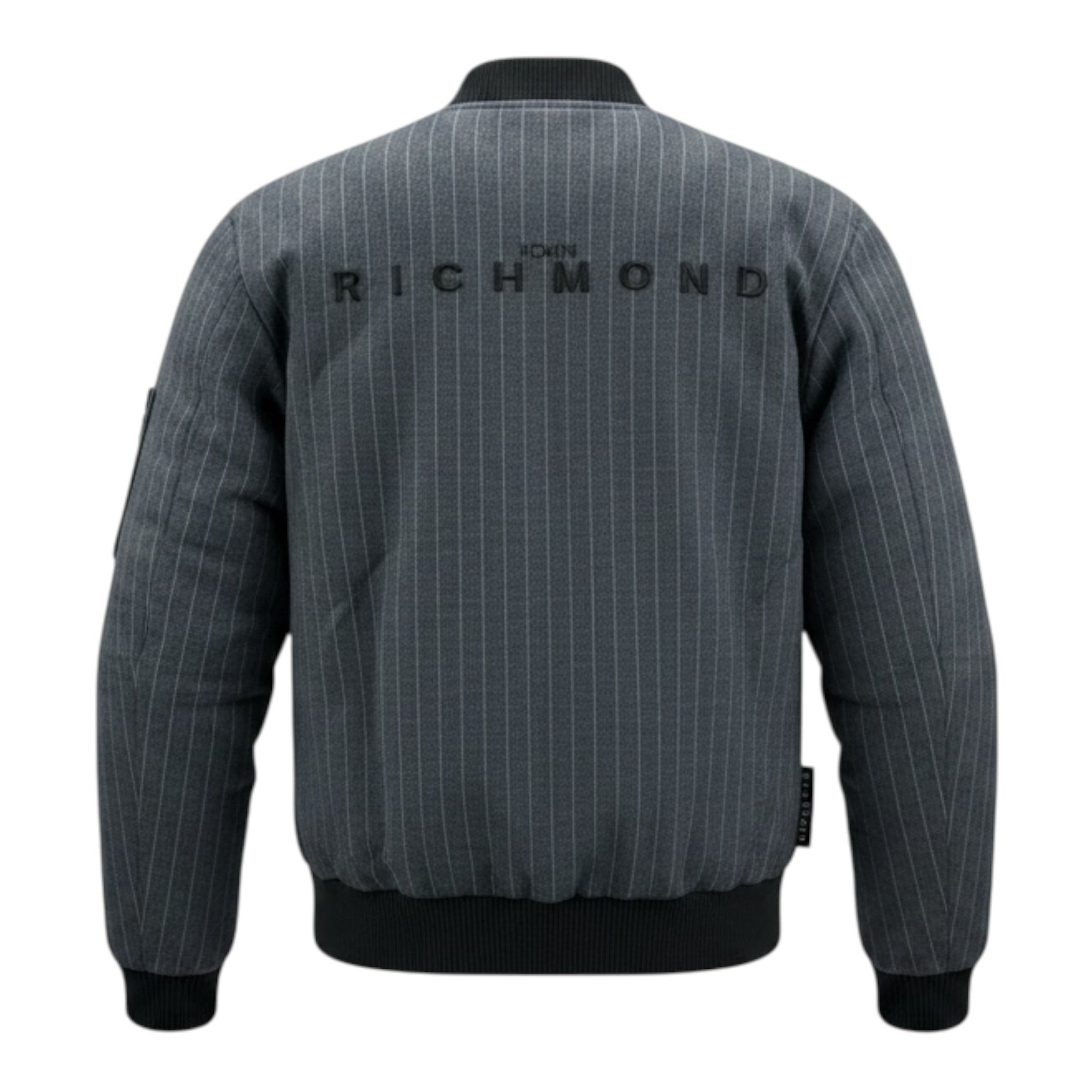 John Richmond Giubbino tinta unita con Zip Grigio per Bambino RBA26154GB GRIGIO JOHN RICHMOND 
