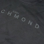 John Richmond Felpa tinta unita Girocollo con Stampa Nero per Bambino RBA26156FE NERO JOHN RICHMOND 