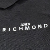 John Richmond Polo Manica Lunga tinta unita con Logo Nero per Bambino RBA26161PO NERO JOHN RICHMOND 
