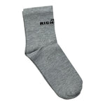 John Richmond Calzini tinta unita con Logo Grigio per Bambino RBA26165CZ GRIGIO JOHN RICHMOND 