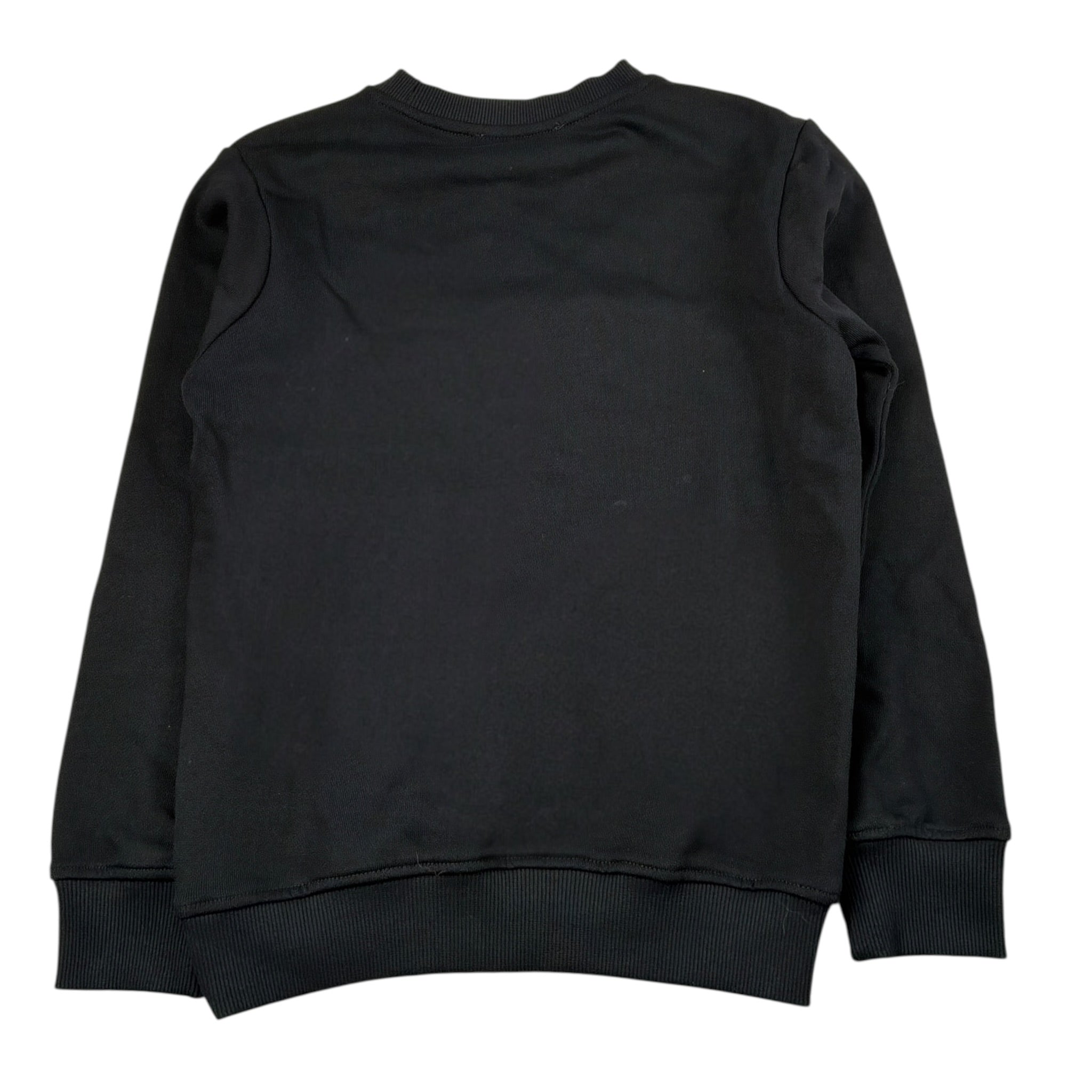John Richmond Felpa Girocollo tinta unita con Stampa Nero per Bambino RBA26176FE NERO JOHN RICHMOND 
