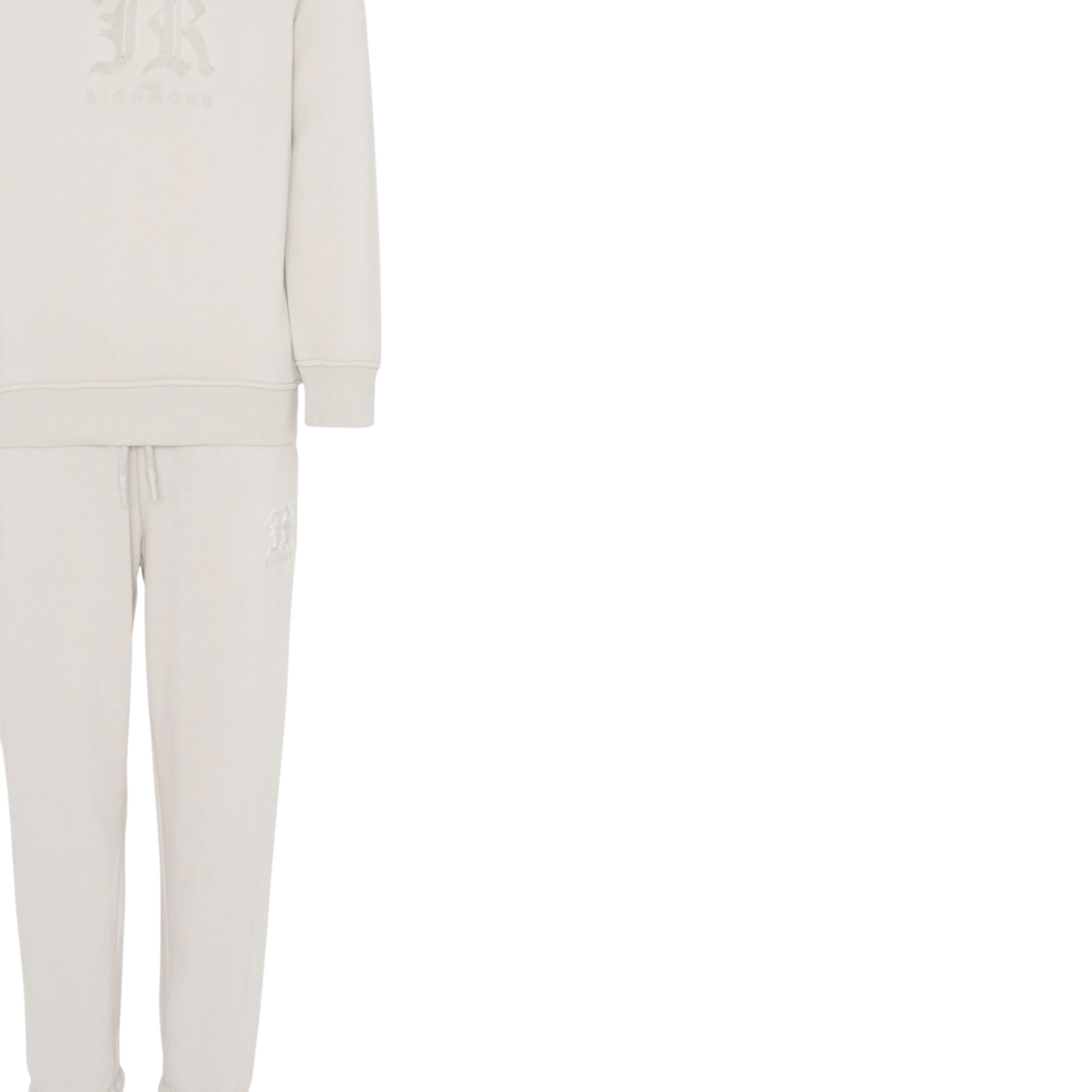 John Richmond Completo 2Pz Felpa-Pantalone Beige per Bambino RGA25002CFJ BEIGE JOHN RICHMOND 