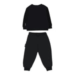 John Richmond Completo 2Pz Felpa-Pantalone Nero per Bambino RGA25002CFJ NERO JOHN RICHMOND 