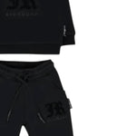 John Richmond Completo 2Pz Felpa-Pantalone Nero per Bambino RGA25002CFJ NERO JOHN RICHMOND 