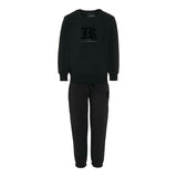 John Richmond Completo 2 Pezzi Felpa-Pantalone tinta unita Nero per Neonato RGA25002CFNX NERO JOHN RICHMOND 