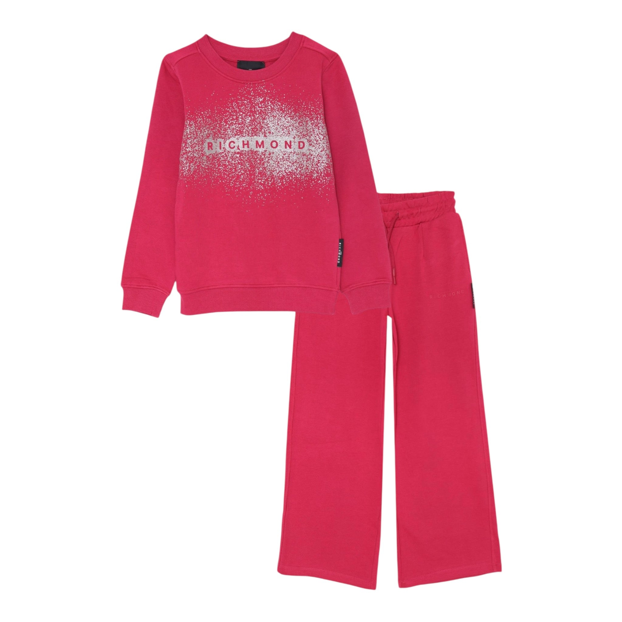 John Richmond Completo 2Pz Felpa-Pantalone Magenta per Neonata RGA25007CF MAGENTA JOHN RICHMOND 