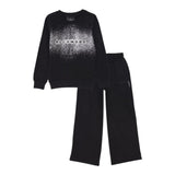 John Richmond Completo 2Pz Felpa-Pantalone Nero per Neonata RGA25007CFNXX NERO JOHN RICHMOND 