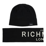 John Richmond Set Sciarpa-Cappello tinta unita Nero per Bambino RGA25015HSX NERO JOHN RICHMOND 