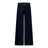 John Richmond Jeans tinta unita Modello Palazzo Blu per Neonata RGA25021JEXN BLU JOHN RICHMOND 