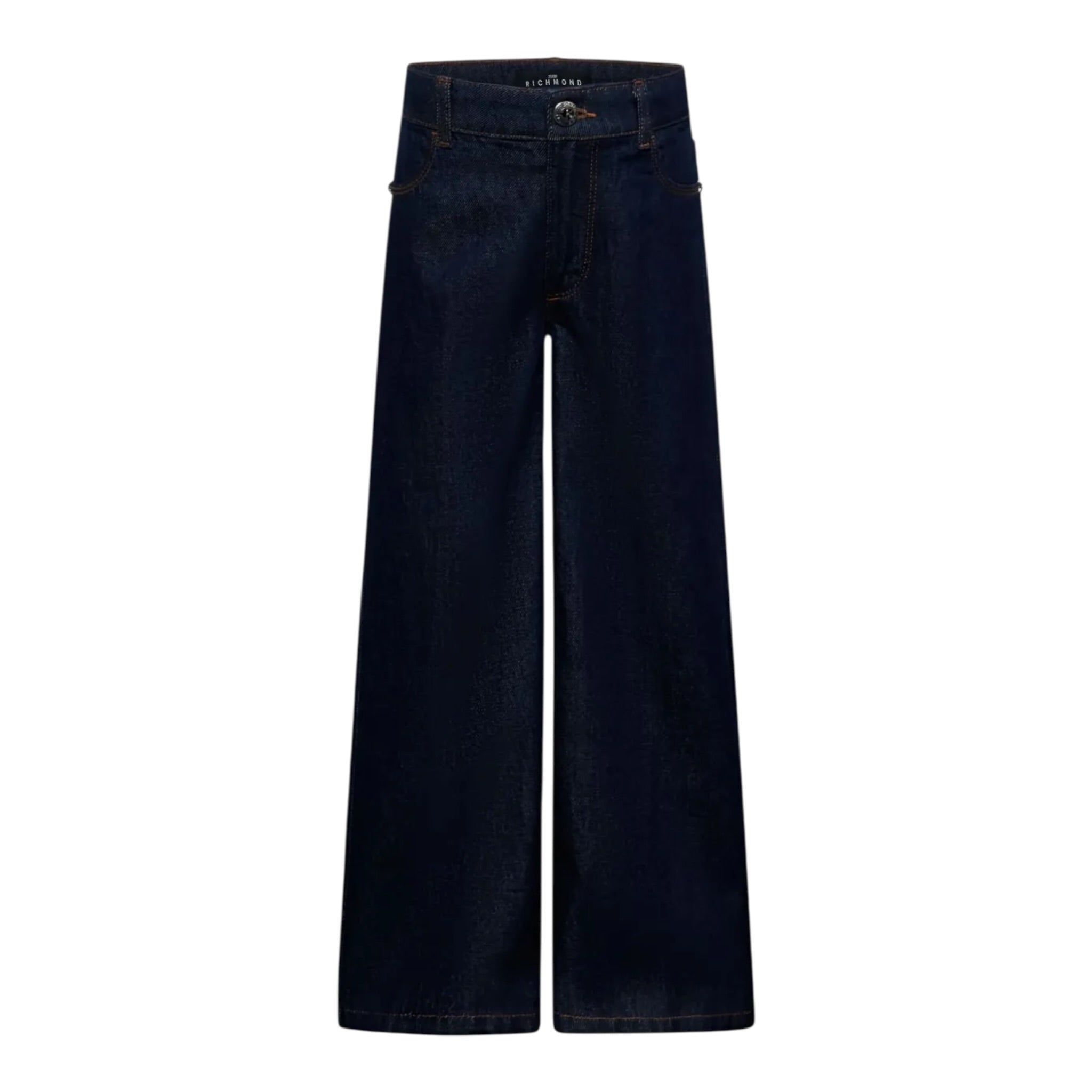 John Richmond Jeans tinta unita Modello Palazzo Blu per Neonata RGA25021JEXN BLU JOHN RICHMOND 