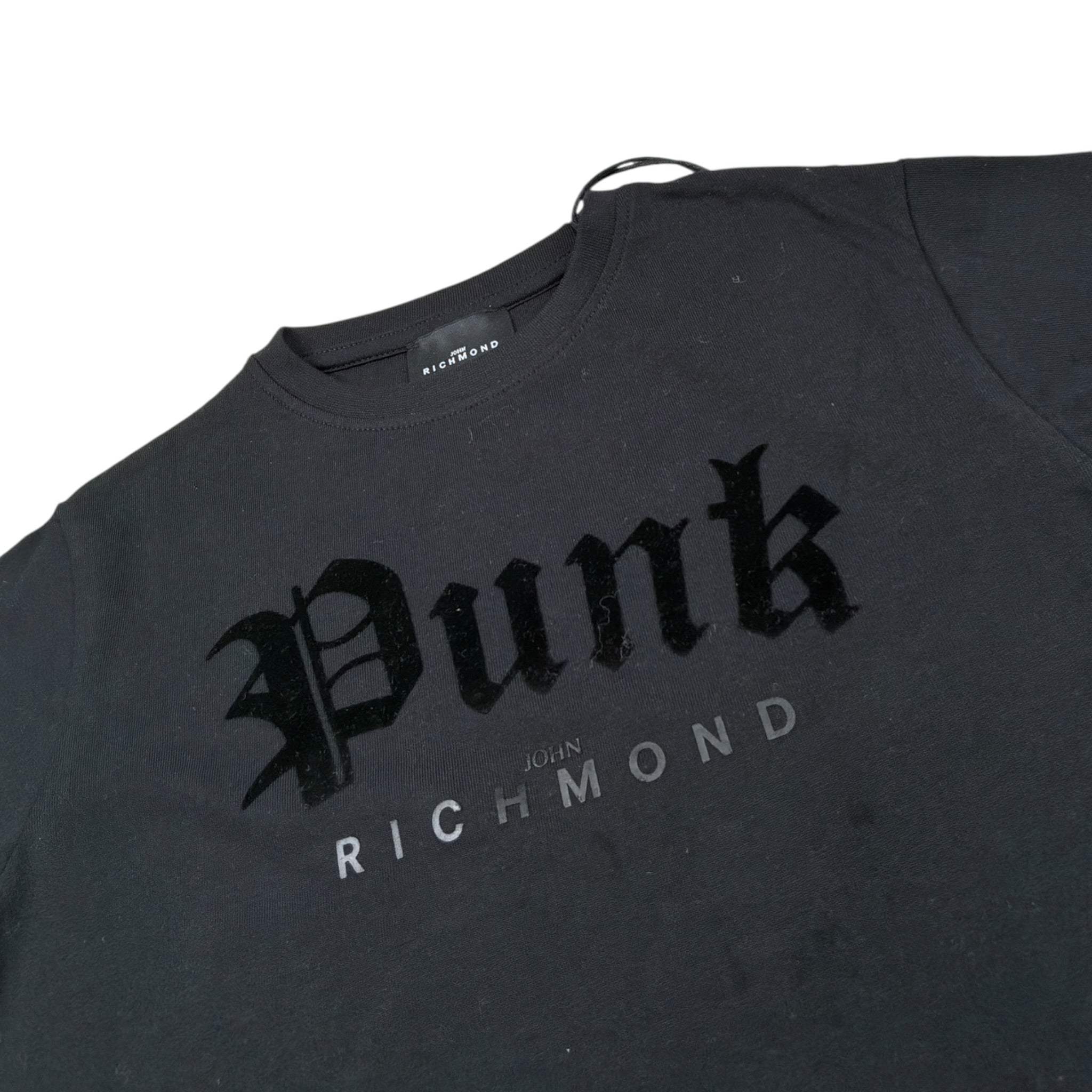 John Richmond T-Shirt tinta unita con Logo  per Neonato RGA25037TS NERO JOHN RICHMOND 