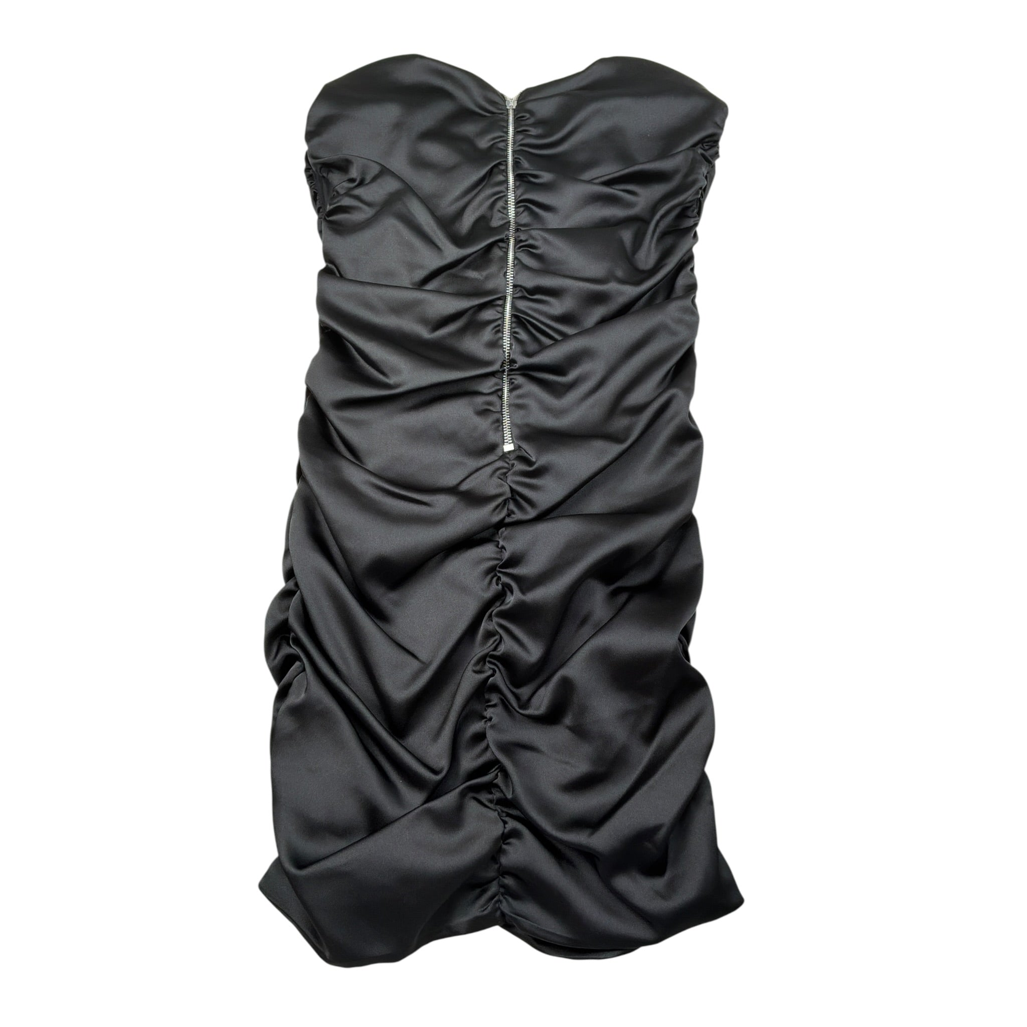 John Richmond Abito tinta unita con Zip Nero per Bambina RGA25069VEX NERO JOHN RICHMOND 