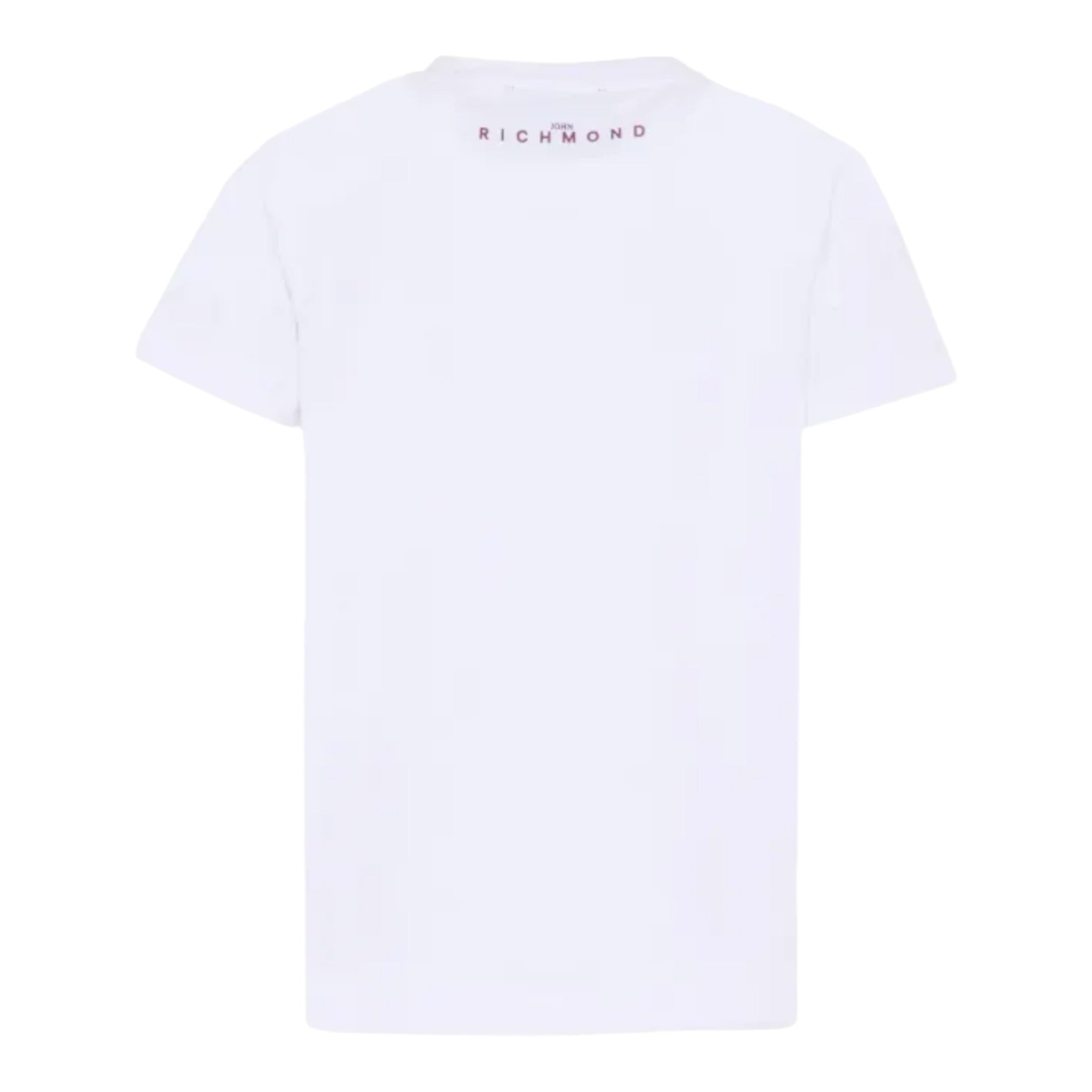 John Richmond T-Shirt tinta unita con Stampa Bianco per Bambina RGA25078TSXX BIANCO JOHN RICHMOND 