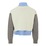John Richmond Maglia Manica Lunga con Finta Camicia Multicolor per Neonata RGA25172MAN MULTICOLOR JOHN RICHMOND 