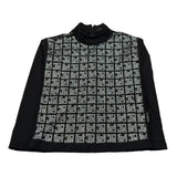John Richmond Shirt Girocollo tinta unita con Brillantini Nero per Neonata RGA25181TSN NERO JOHN RICHMOND 