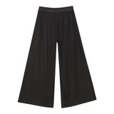John Richmond Pantalone tinta unita Modello Palazzo Nero per Neonata RGA25216PA NERO JOHN RICHMOND 