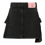 John Richmond Gonna In Denim tinta unita Nero per Neonata RGA25218GON NERO JOHN RICHMOND 