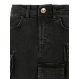 John Richmond Gonna In Denim tinta unita Nero per Neonata RGA25218GON NERO JOHN RICHMOND 