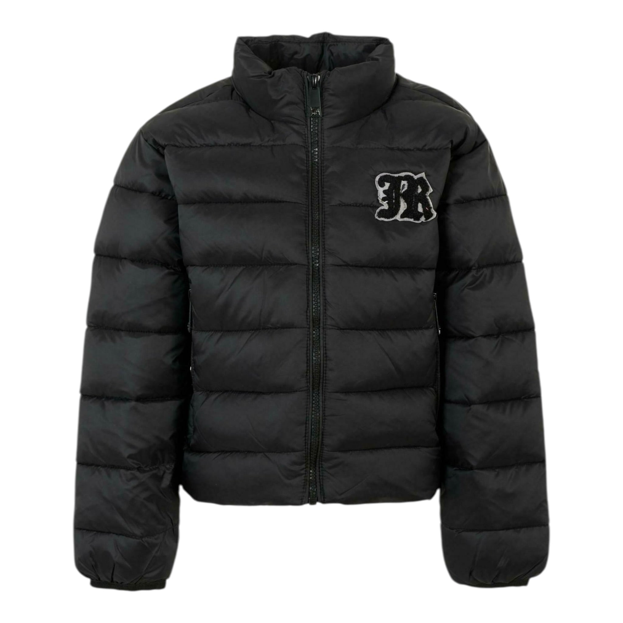 John Richmond Giubbino tinta unita con Stampe Logo Nero per Neonato RGA25233BI NERO JOHN RICHMOND 