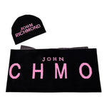John Richmond Set Cappello-Sciarpa tinta unita Nero per Bambina RGA26015HS NERO JOHN RICHMOND 