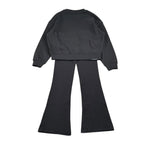 John Richmond Completo tinta unita 2Pz Felpa-Pantalone Nero per Bambina RGA26017CF NERO JOHN RICHMOND 