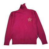 John Richmond Maglia tinta unita Collo Alto Prugna per Bambina RGA26022LU PRUGNA JOHN RICHMOND 