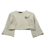 John Richmond Maglia Girocollo tinta unita Panna per Bambina RGA26039MA PANNA JOHN RICHMOND 