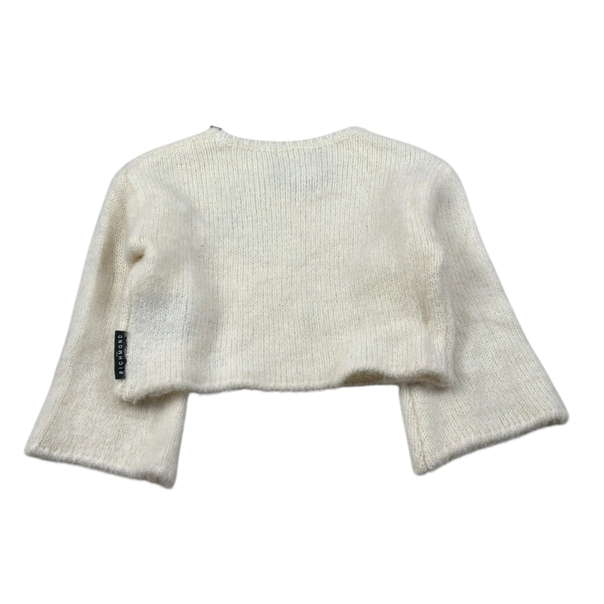 John Richmond Maglia Girocollo tinta unita Panna per Bambina RGA26039MA PANNA JOHN RICHMOND 